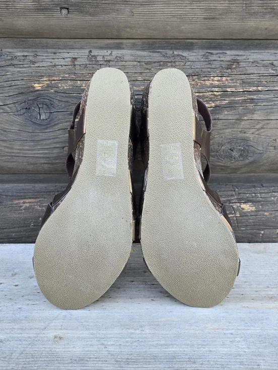 Blowfish Malibu Henrietta Y2K Boho Revival Platform Cork Wedge Sandals 8.5M - Picture 12 of 12